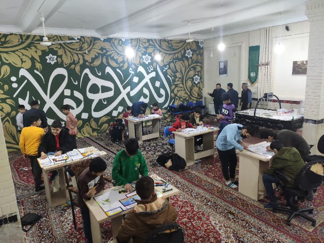 روزنامه ديواري بچه هاي مسجد قدس اراک